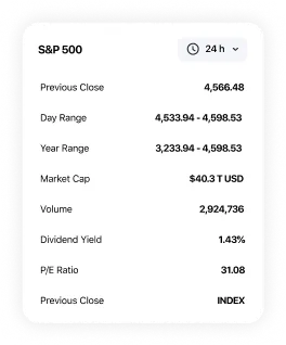Dividend detail panel displaying company yield, record date, and payment forecast information